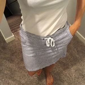 Linen Athleta summer skirt